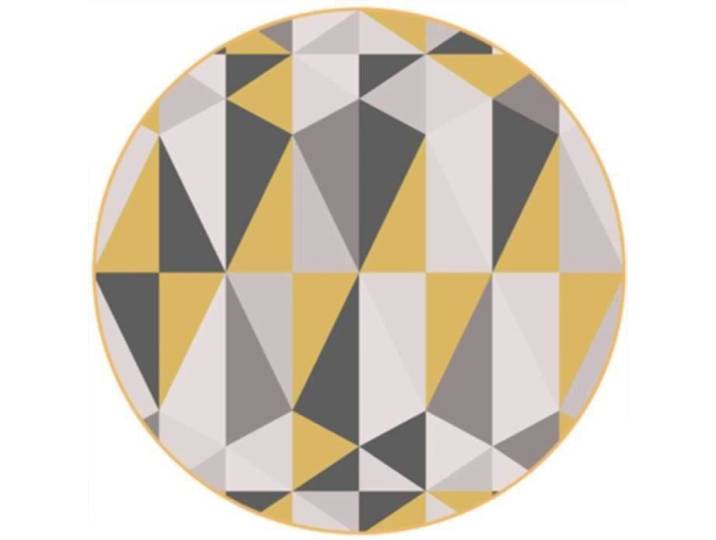 Tapis rond salon chambre φ160cm grand tapis simple décoration chambre - Aueq - salon salle antidérapant motif géométrique polyeste