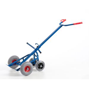 Rollcart Sackkarre Fasskarre 18-3342, 2 Stützräder, Luftbereifung, für 200l Fässer, Tragkraft 250kg