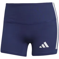 Adidas, Damen, Sporthose, 3-Stripes 4" (M), Blau