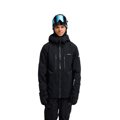 Snowboardjacke QUIKSILVER "Pro Path Stretch GORE-TEX", Herren, Gr. L, schwarz, Obermaterial: 100% Polyester., Jacken Snowboardjacke