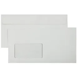 kaenguruh the world of paper Briefumschläge DIN lang mit Fenster, grau