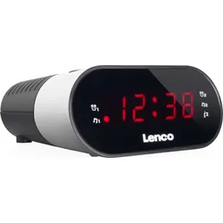 LENCO Uhrenradio CR-07 WHITE