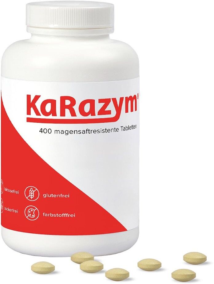 Karazym magensaftresistente Tabletten