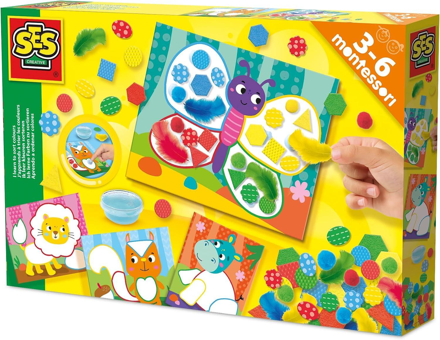 oCreon Creative 14062 Montessori Sorteren Kleuren en Materialen