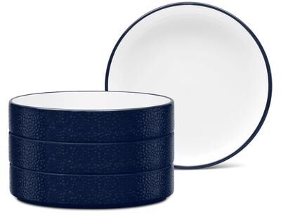 "Noritake Colortex Stone Set of 4 Stax Deep Plates, 7-1/2"", 12 oz."