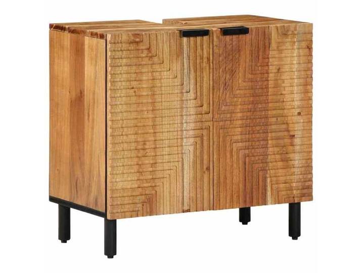 NOUVEAU Meuble sous Lavabo de Salle de Bain Marron 62x33x58 cm - VIDAXL - Meuble-lavabo &1_11008