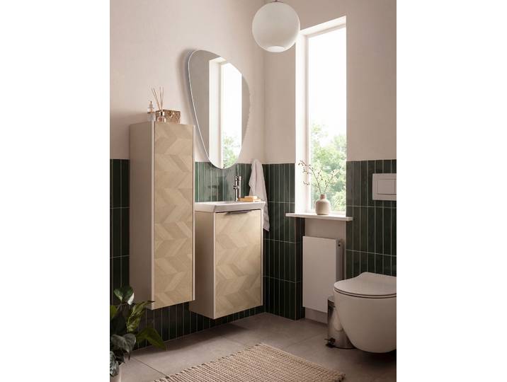 Meuble vasque Alegro 45 cm 46 x 82 x 28cm Bois/Beige