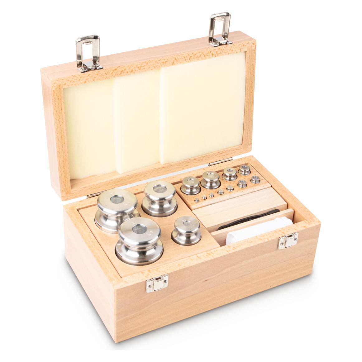 Kern 344-07 M1 Gewichtsatz, 1 g - 2 kg Edelstahl, im Holzetui (344-07) (344-07)