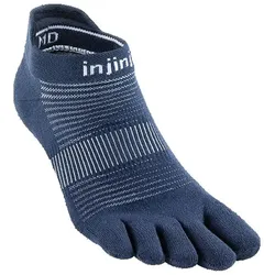 Injinji Unisex Run Lightweight No-Show blau