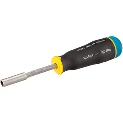 Hazet, Drehmomentschlüssel, Drehmomentschraubendreher 6001-3.0/3 ∙ Nm min-max: 1.5 - 3 Nm ∙ Toleranz: 6% ∙ Sechskant6,3 (... (1/4", 1.50 - 3 Nm)