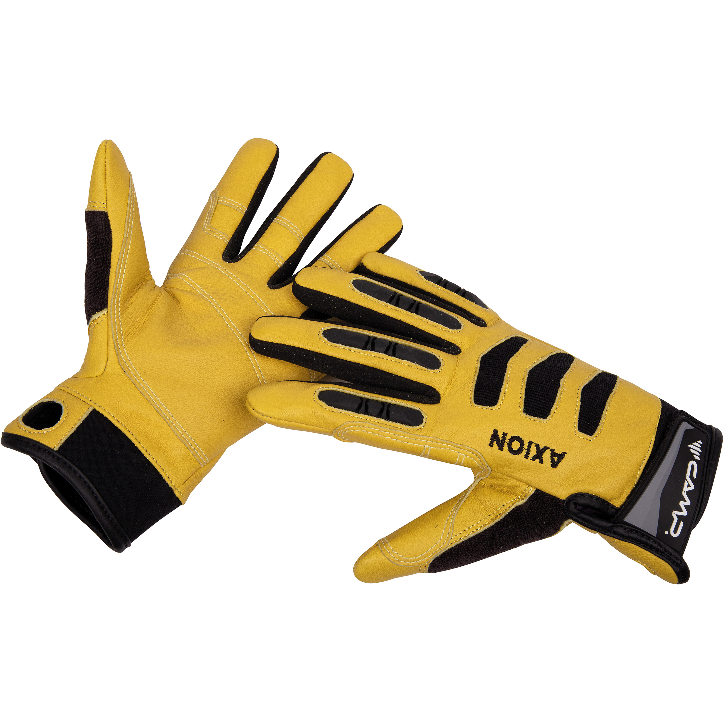 Camp Axion Kletterhandschuhe Klettersteig-Handschuhe gelb Größe S Alpinklettern | Hochtour