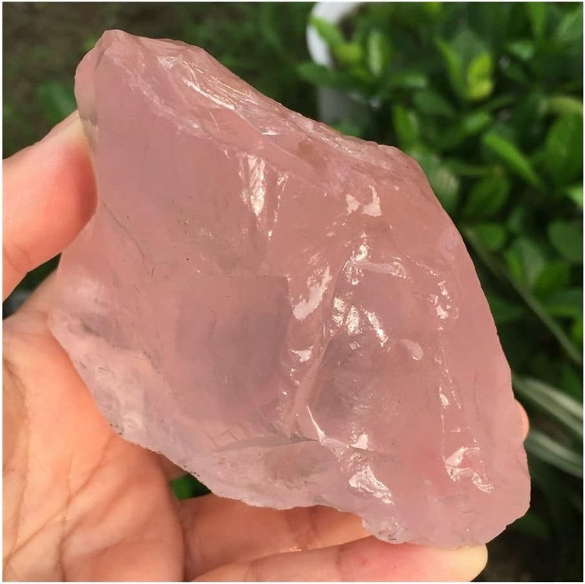 Rozenkwarts Kristal - Natuurlijke Ruwe Steen uit Mozambique - 600 gram - Roze