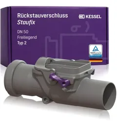 Kessel Rückstaudoppelverschluss Staufix 73050 DN 50