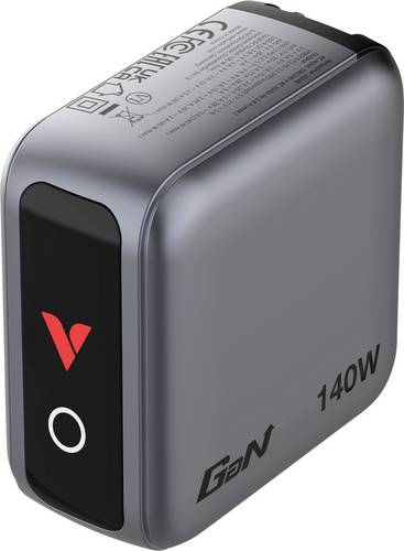 Verbatim 30240 USB Ladegerät 140W QC 3.0, USB PD 3.0 Grau Innenbereich GaN