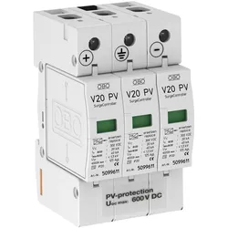 OBO Bettermann, Überspannungsschutz, OBO Vertr SurgeController 3p f.PVAnlagen V20C 3PH6