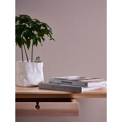 Vliestapete A.S. CRÉATION "Casual Living Struktur-Tapete Unitapete leicht glitzernd Landhaus", rosa (rosa,silber), B:0,53m H:0,02m L:10,05m, Vlies, Tapeten, Vliestapete Uni für Schlafzimmer Küche Wohnzimmer Struktur Design Flur