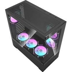 Darkflash Tech DS900 Air (ATX, ITX, Mini-ATX), PC Gehäuse, Schwarz