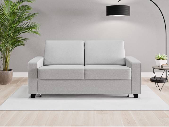 Einzelsofa Nairobi - Grau (Lichtgrau) - Softwolle