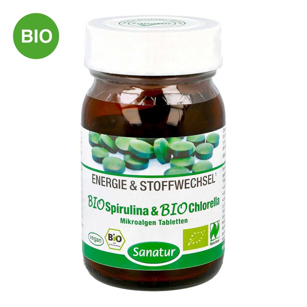 Sanatur GmbH Biospirulina & Biochlorella 2in1 Tabletten 07366833