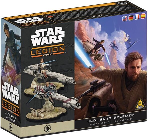 Star Wars: Legion - Jedi General on BARC Speeder Expansion for Ages 10+, Miniatures Game by Asmodee