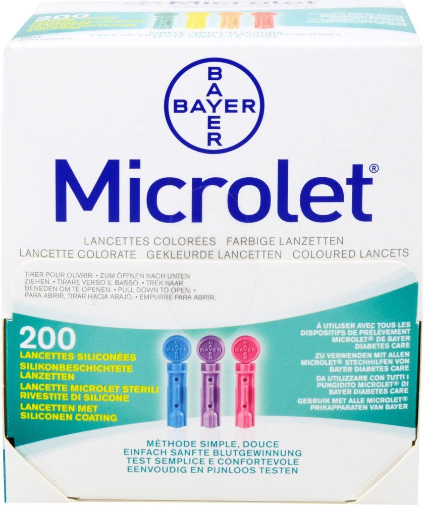 Microlet Lanzetten farbig
