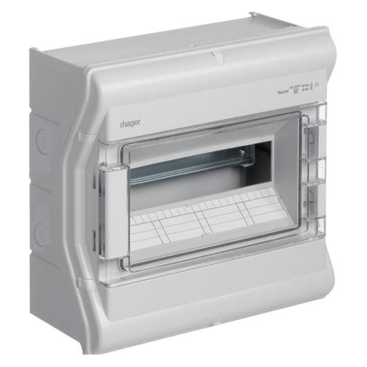 Hager HAG VE112PN Vector IP65, 1x12 PLE, UV-stabil, LE (VE112PN)