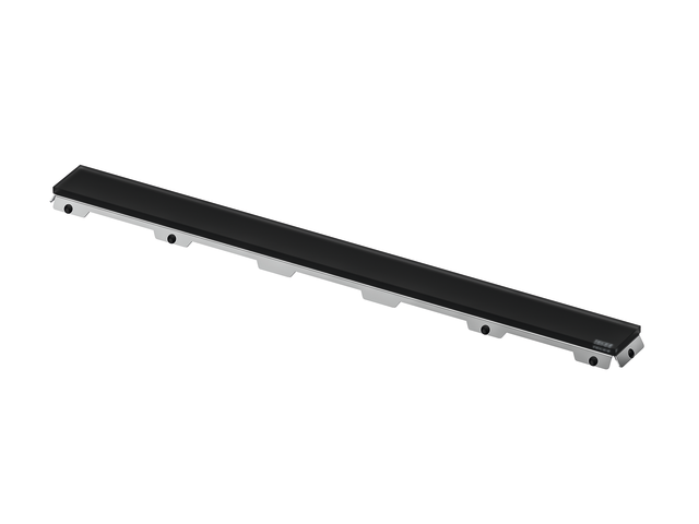 Tece drainline Glasabdeckung, schwarz satiniert, 1500 mm, 601594 601594