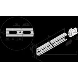 Schroff C-Profil 22114462 (VE2)