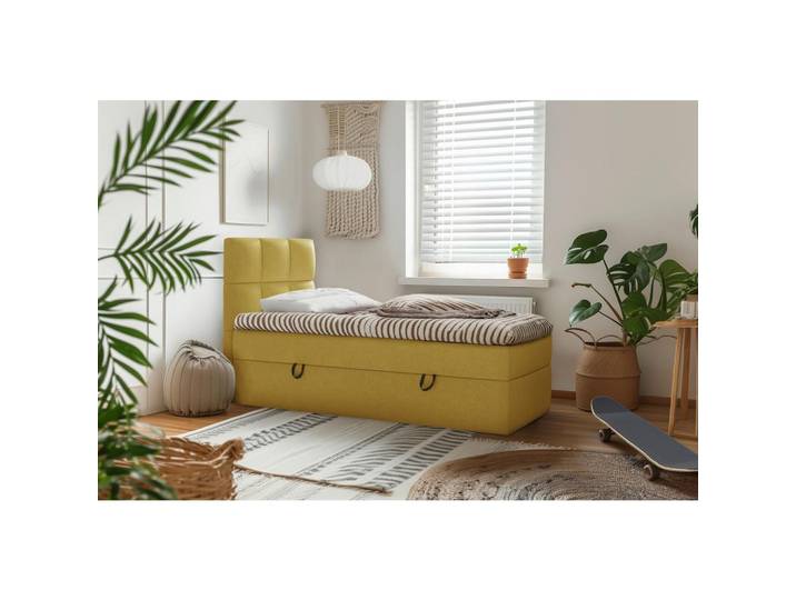 Boxbett mit Topper & Bettkasten 90x200 Polly
