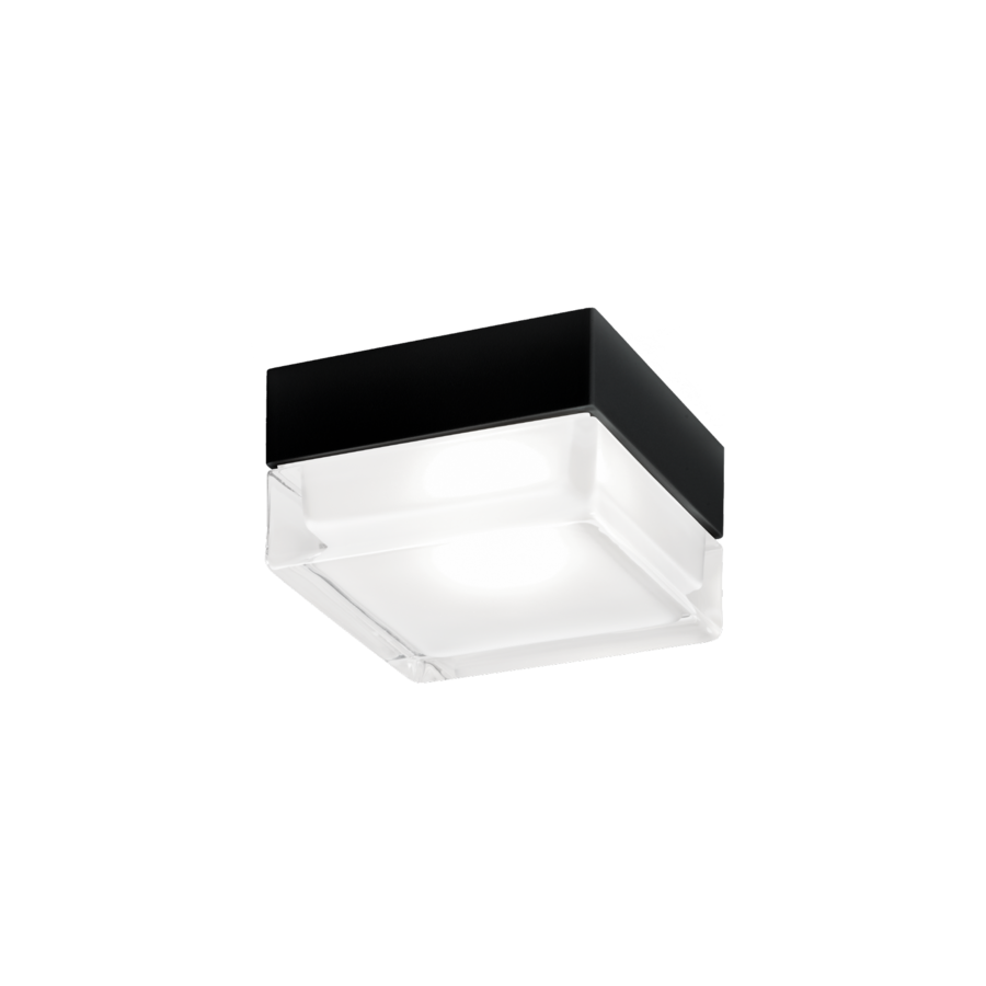 Wever & Ducré LED-Wand-/Deckenaußenleuchte BLAS OUTDOOR CEILING - WALL SURF 2.0 - 3000K B schwarz 736487B5 5404037333851