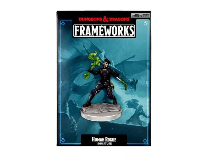 D & D Frameworks W1: Menselijke Schurk Vrouwelijke Miniatuur