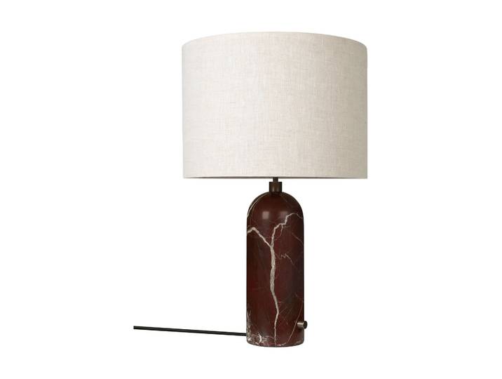 GUBI Lampe de table Gravity L Maroon marble-canvas