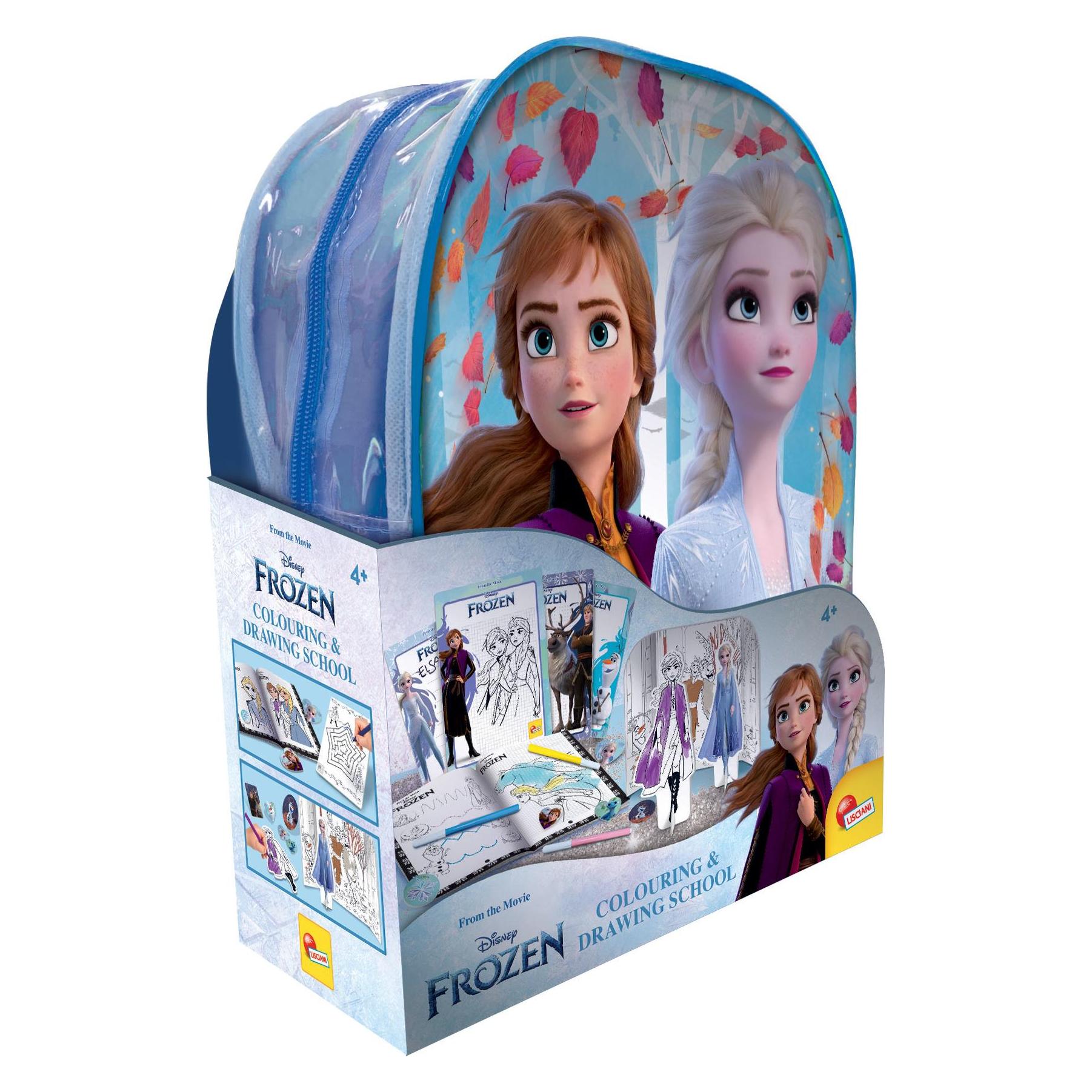 Lisciani Frozen Zainetto Colouring And Drawing School (92925)