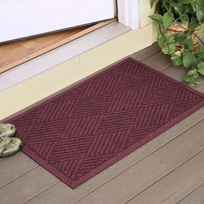Bungalow Dba Matterly Diamonds Doormat 35 x 23, 35 x 23, Burgundy