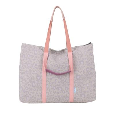 Shopper FRITZI AUS PREUSSEN "My Shopper Leo", Damen, Gr. B/H/T: 42,5cm x 32cm x 22,5cm onesize, leo sand, 100% Polyamid, Taschen Shopper, mit Leomuster