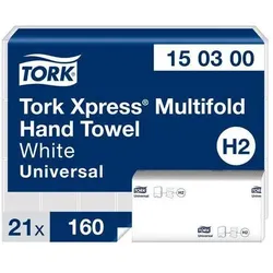 Tork Papierhandtücher, Haushaltspapier, Weiss