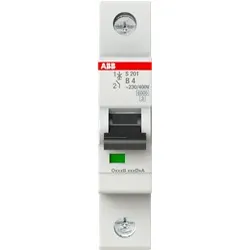 ABB S201-B4 LS S201-B4 Sicherungsautomat B-Char., 6kA, 4A, 1P