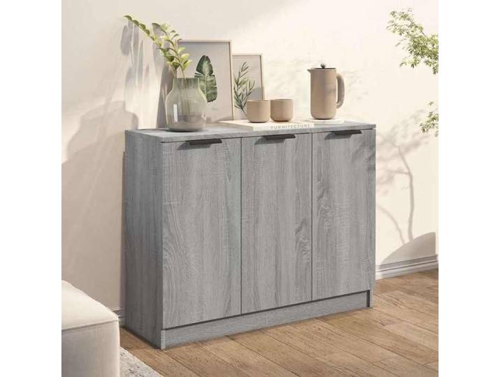 Meuble rangement - Buffet Sonoma gris 90 5x30x70 cm Bois d'ingénierie poisd:27.2kg &4110