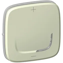 Legrand 752086A VALENA ALLURE Abdeckung für 2-Leiter-Dimmer (ohne N-Leiter), Farbe: Mandelweiß