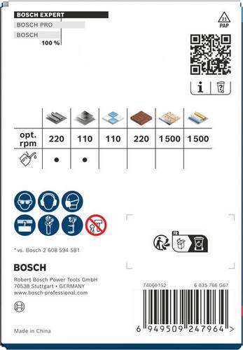 Lochsäge Hartmetall EXPERT Multi Material 2608901898 Ausführung Multi Material EXPERT Ø 80 mm Ø 3 1/7 Zoll Höhe 60 mm D
