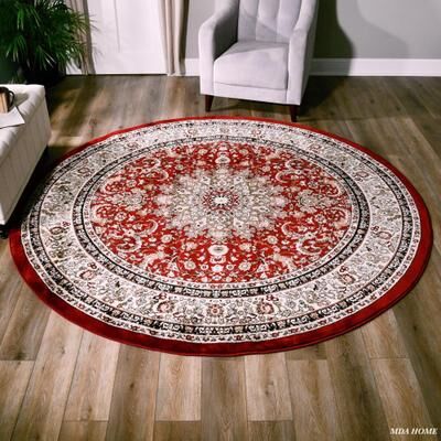 MDA Rugs Hollywood Collection Floral Area Rug
