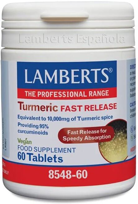 Lamberts Cúrcuma De Liberación Rápida 60 Caps