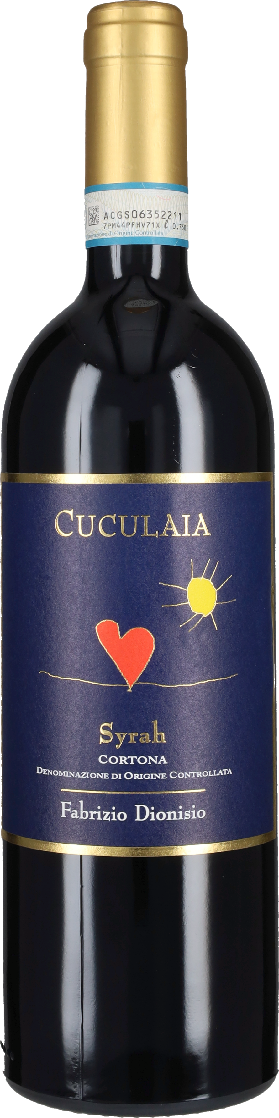 Dionisio Fabrizio Syrah 'Cuculaia' Fabrizio Dionisio 2019