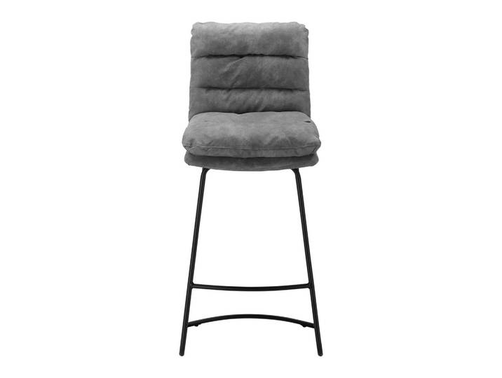 Barhocker Kona Grau Webstoff Gepolstert