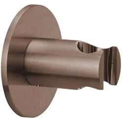 Herzbach spa ix pvd Wandhalter rund rosette 70 rund copper, Copper Steel, 21.994100.1.39 21.994100.1.39