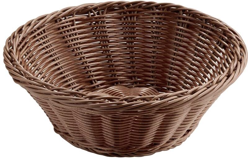 APS Cestino buffet rotondo "Economic" 25,5 cm Marrone