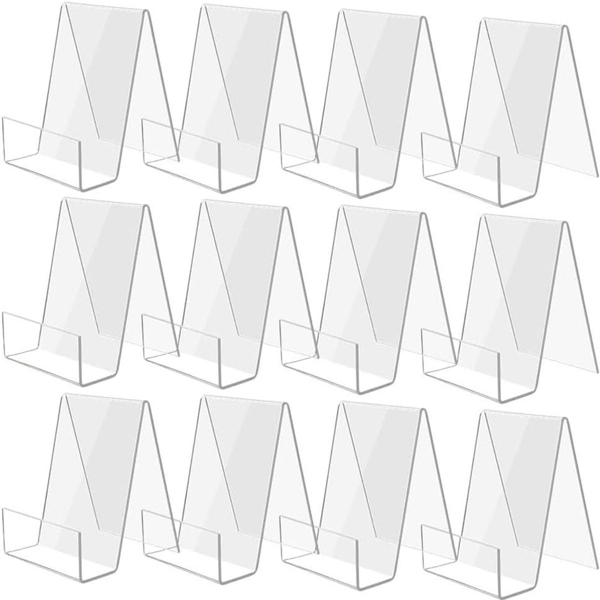 Transparante Boekenstandaard van Acryl - Boekhouder voor Presentatie - Hoogte: 10,5 cm