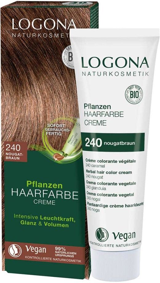Logona Pflanzen-Haarfarbe Creme 240 nougatbraun