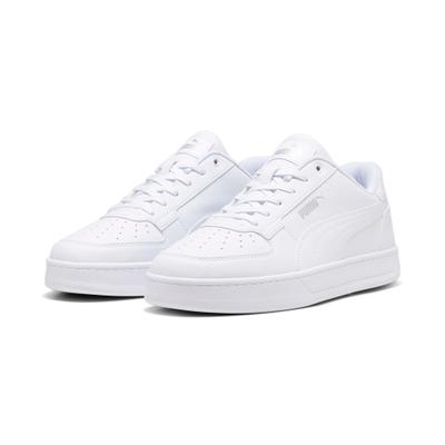 Sneaker PUMA "CAVEN 20", Damen, Gr. 46, puma weiß, puma silber, Synthetik, unifarben, Schuhe Sneaker