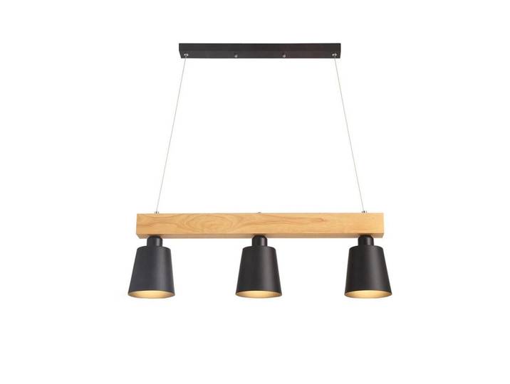 ZMH Pendelleuchte Montgomery 70/14/23 cm, Schwarz, Metall, E27, 14x23x70 cm, Lampen & Leuchten, Innenbeleuchtung, Hängeleuchten, Pendelleuchten